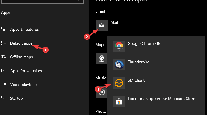 Win10专业版下eM客户端无法启动