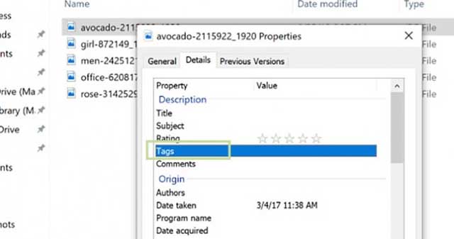 如何标记文件以整理Windows 10文件