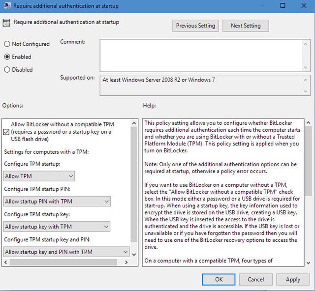 Win10系统下使用BitLocker加密的技巧