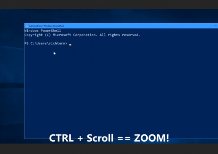 windows10控制台可用Ctrl+滚轮缩放了1.png