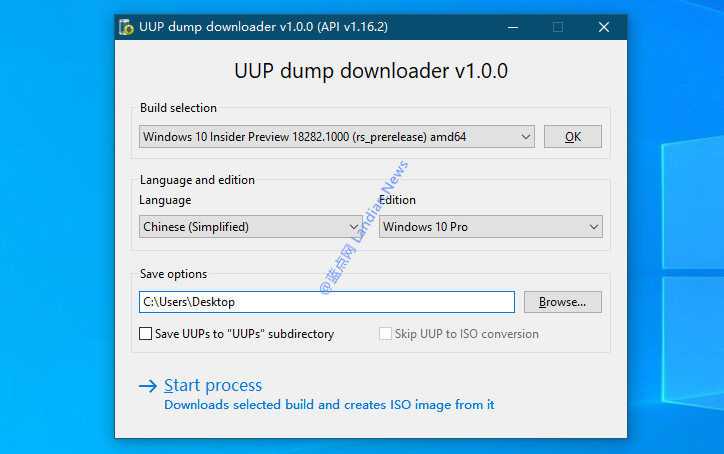 UUPDL工具无限制下载Windows 10所有版本(含测试版)