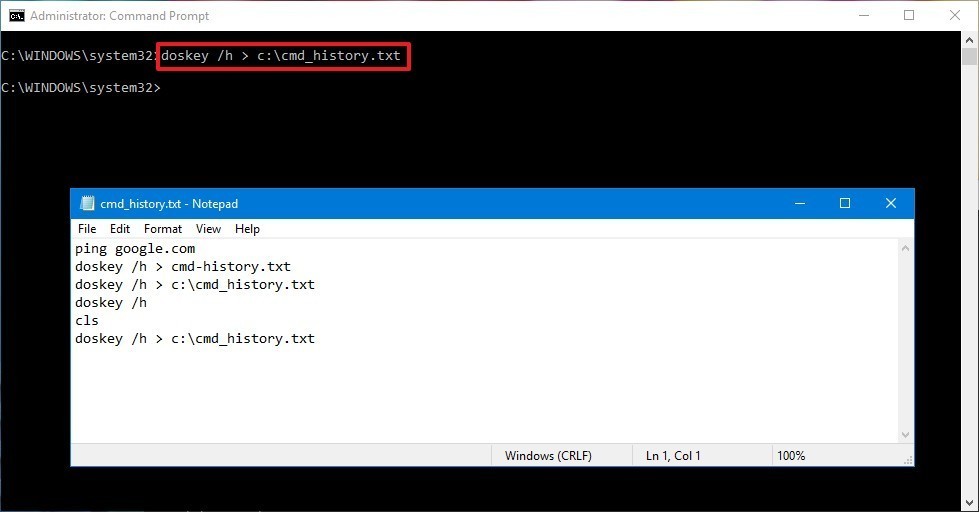 Win10系统如何查看命令提示符历史记录2.jpg