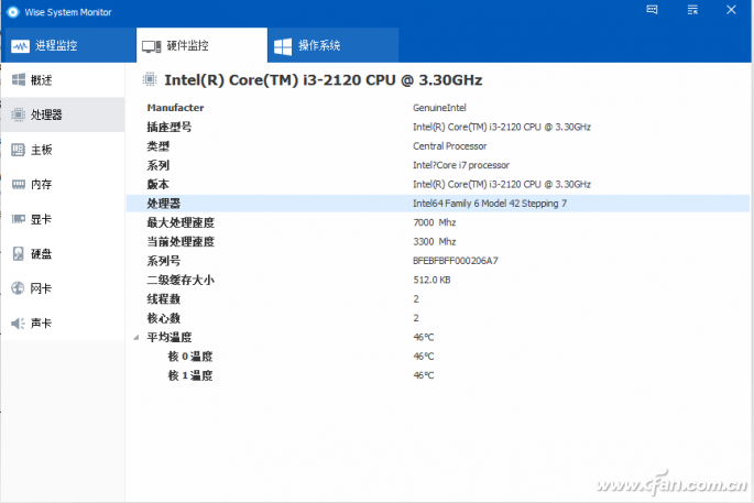 如何使用Wise System Monitor监控Win10系统3