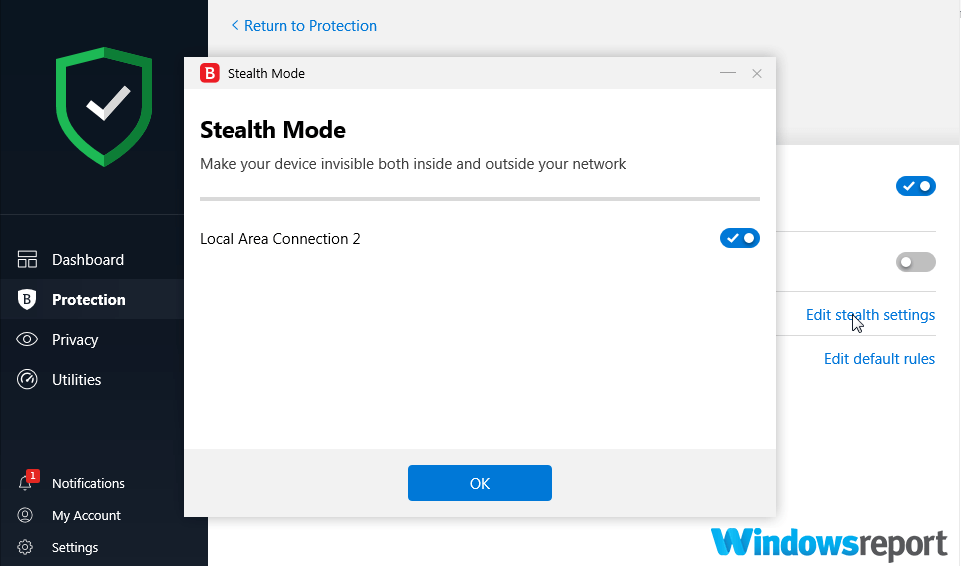 win10系统Bitdefender更新出错