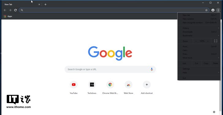 Win10系统强制开启Chrome浏览器黑暗模式1.png