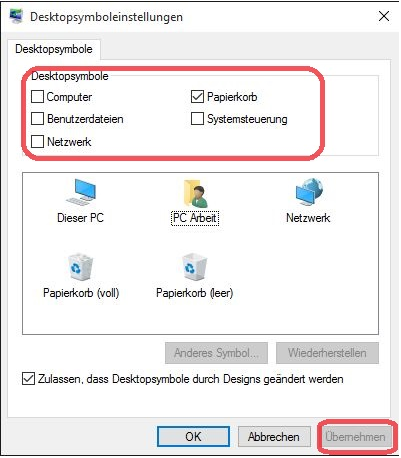 Win10桌面图标不见了 Win10桌面图标找回的方法