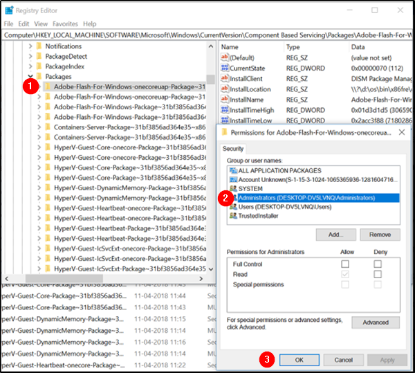 Win10专业版删除Adobe Flash Player的技巧3.png