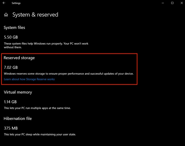 禁用windows10 19H1划走7GB硬盘空间的技巧1.png