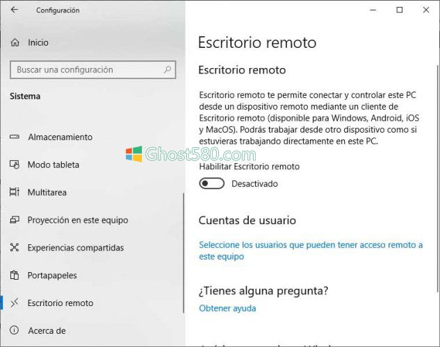Win10系统激活和停用远程桌面的技巧1.jpg