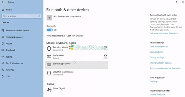 检查Win10系统蓝牙设备电池百分比的技巧1.jpg