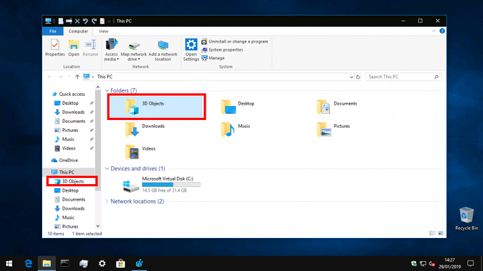 windows10专业版下如何删除3D对象”2.png