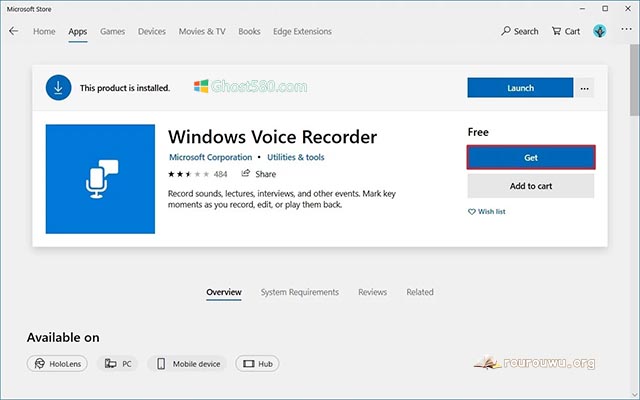 Win10系统如何安装Voice Recorder应用？1.jpg