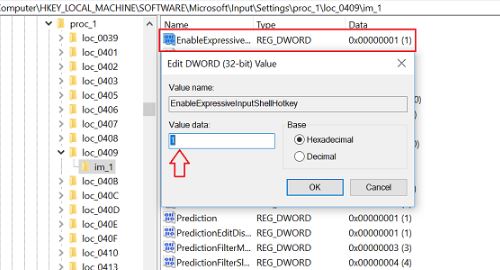 Win10原版系统开启和禁用emoji表情教程