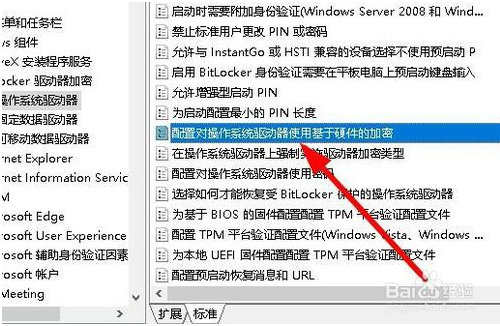 win10禁用BitLocker硬件加密的方法