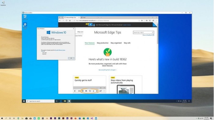 教你如何在win10 1903中启用Windows Sandbox功能