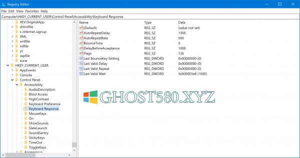 Win10系统设置键盘重复延迟