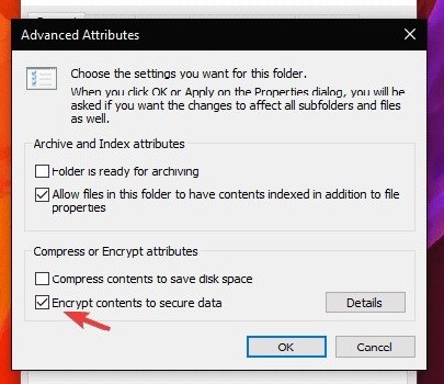 Win10系统加密压缩文件夹