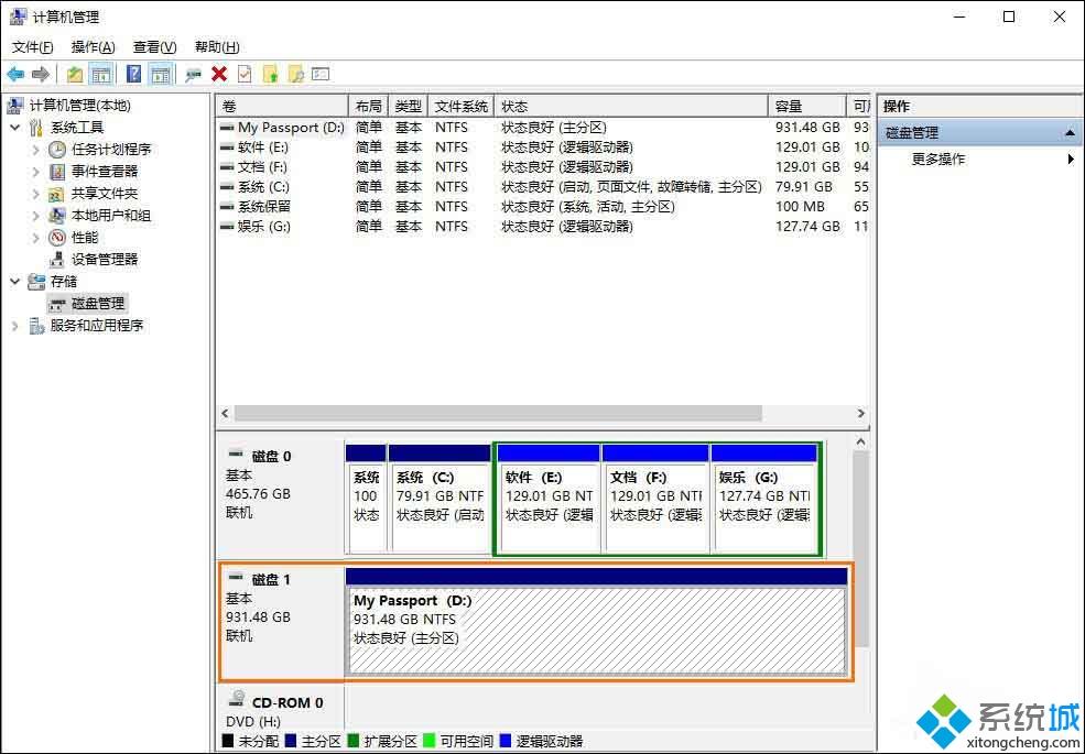 Win10系统对移动硬盘安全分区