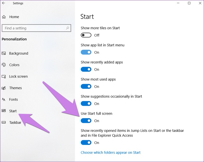 Win10系统全屏开始菜单卡住