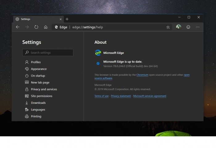 同时运行Win10 Edge浏览器Chromium版和经典版