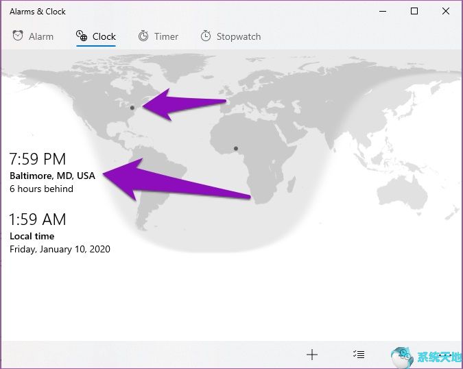Windows10系统添加多个时钟
