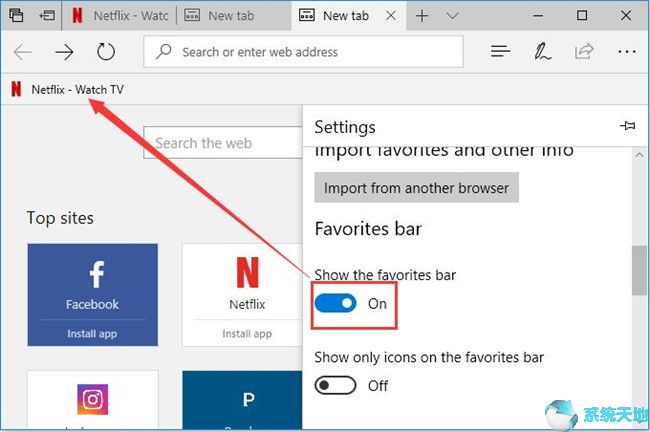 Win10系统Microsoft Edge收藏夹和书签设置技巧13.jpg