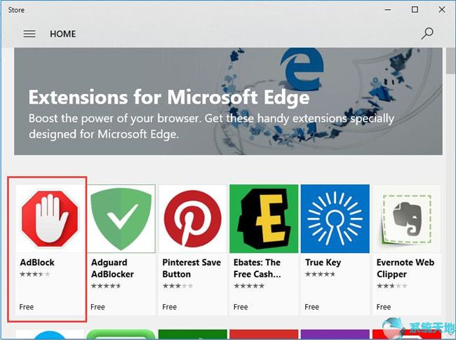 Windows10：如何在Microsoft Edge中管理扩展3.jpg