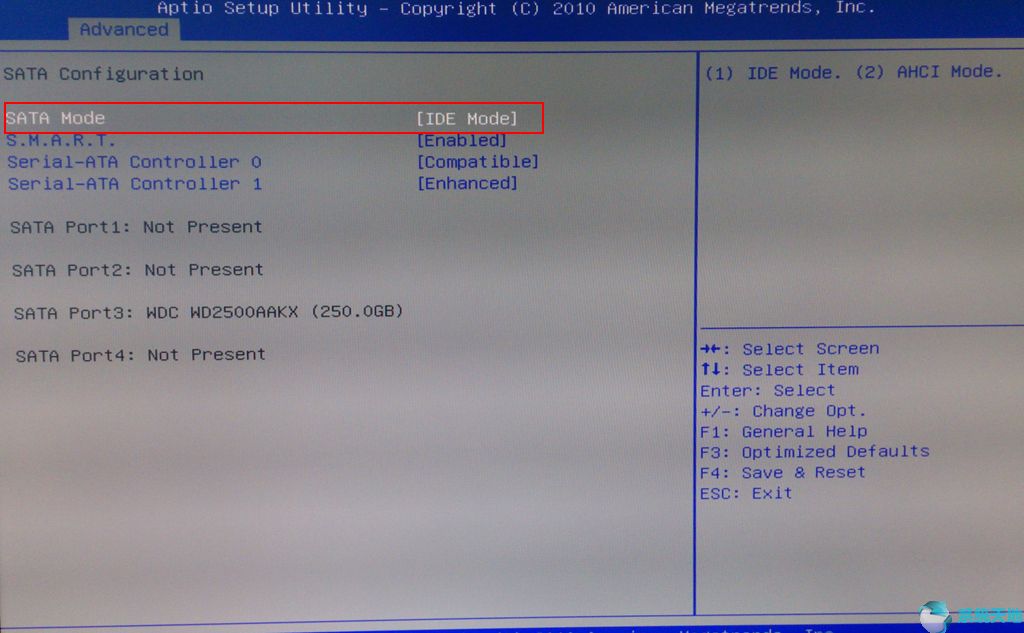 Win10系统修改硬盘模式为IDE模式