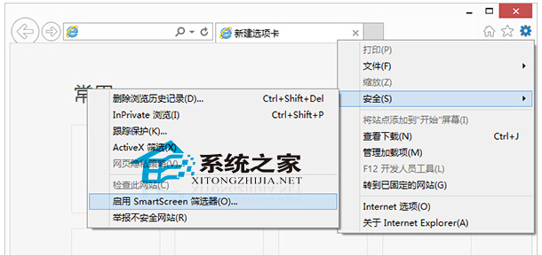 Win8.1系统如何开启SmartScreen筛选器功能？(图1)