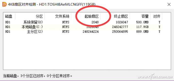 详解Windows系统下SSD 4K对齐最正确的方法(图5)