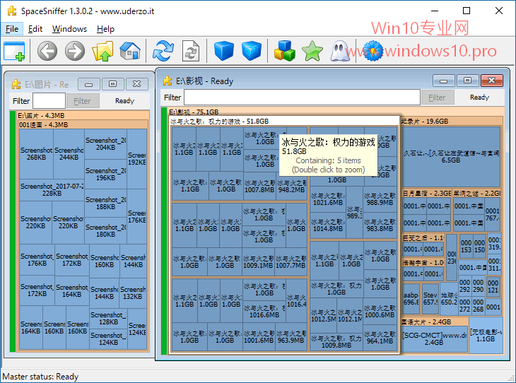 磁盘空间占用查看器SpaceSniffer使用技巧2.png