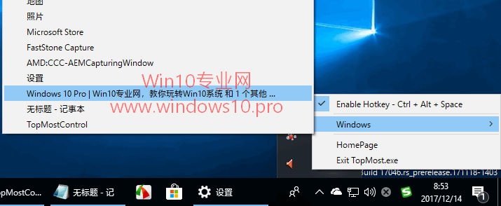 如何使用Windows TopMost Control固定窗口.png