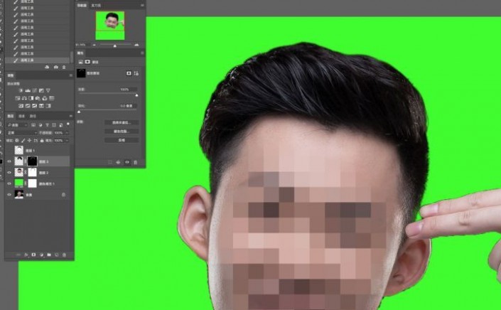 PS抠头发教程:Photoshop CC 2019把黑色背景的黑色头发抠出方法