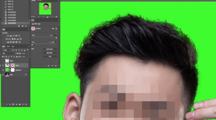 PS抠头发教程:Photoshop CC 2019把黑色背景的黑色头发抠出方法