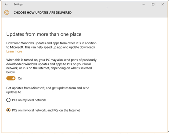 【外翻】微软使用对等网络的Windows更新会放慢您的网络连接