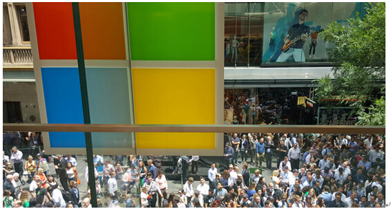 【外翻】微软打开北美以外地区的首家旗舰商店