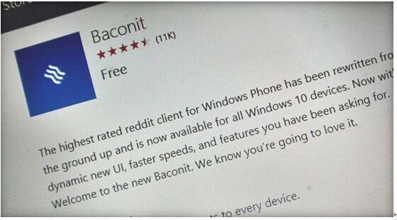 【外翻】Baconit应用程序获得微软带集成多在最新的更新
