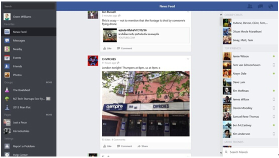 【外翻】Facebook的更新适用于Windows8.1的用户