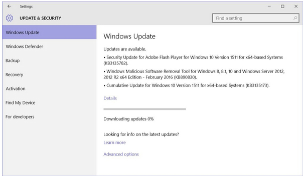 【外翻】微软发布Win10的累积更新10586.104台式机