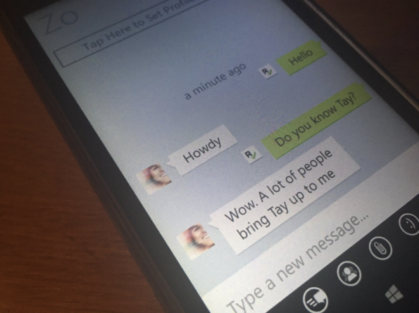 微软在Kik Messenger上测试最新AI聊天机器人Zo