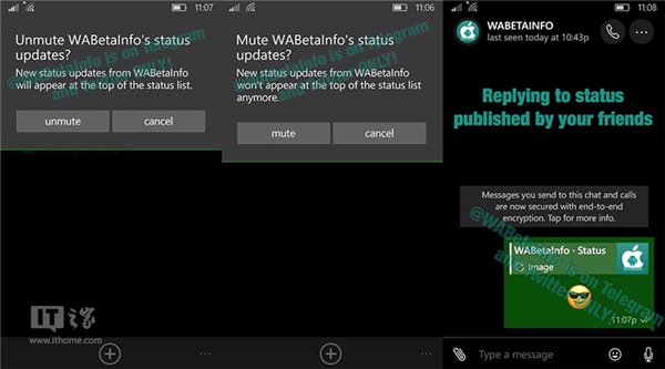 《WhatsApp》Win10 Mobile版新功能曝光