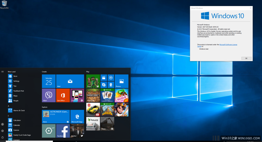 微软Win10创造者更新开发接近尾声  1607变为了Version 1703b.png