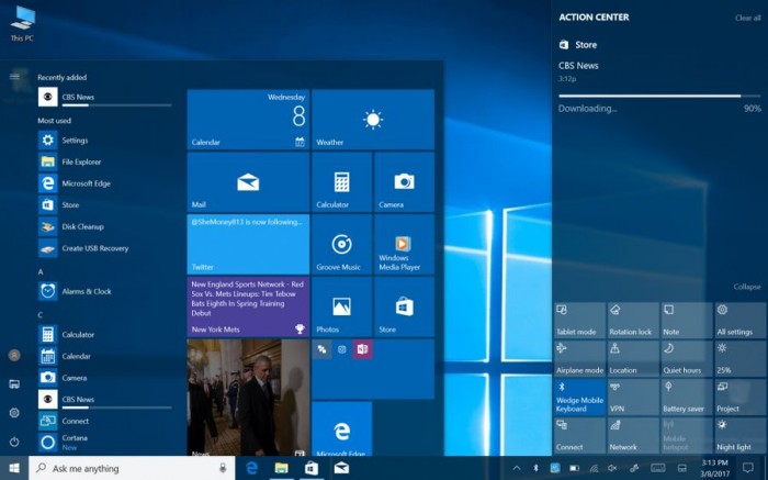 Windows 10 Creators Update用户界面更新一览