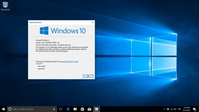 Win10 Creators Update RTM版迎来首个累积更新