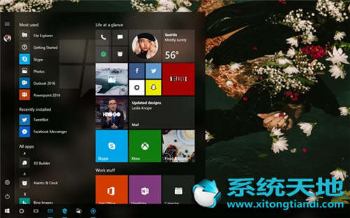 Windows 10 RS3菜单新奇更绚丽win10 rs3更新功能.jpg