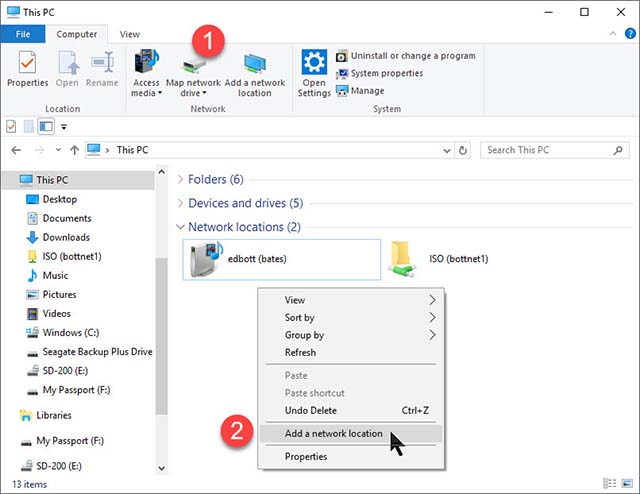 Windows 10提示：创建共享网络文件夹的直接快捷方式.jpg