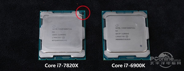 目前只有i9比它强 8核全开4.3GHz - i7-7820X首测