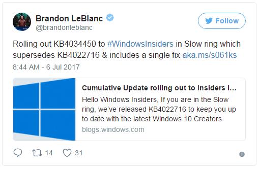 Win10 1703 Build 15063.448更新KB4034450 补丁下载2.jpg