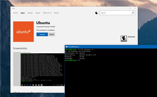 Ubuntu“系统”登陆Windows 10应用商店1.png